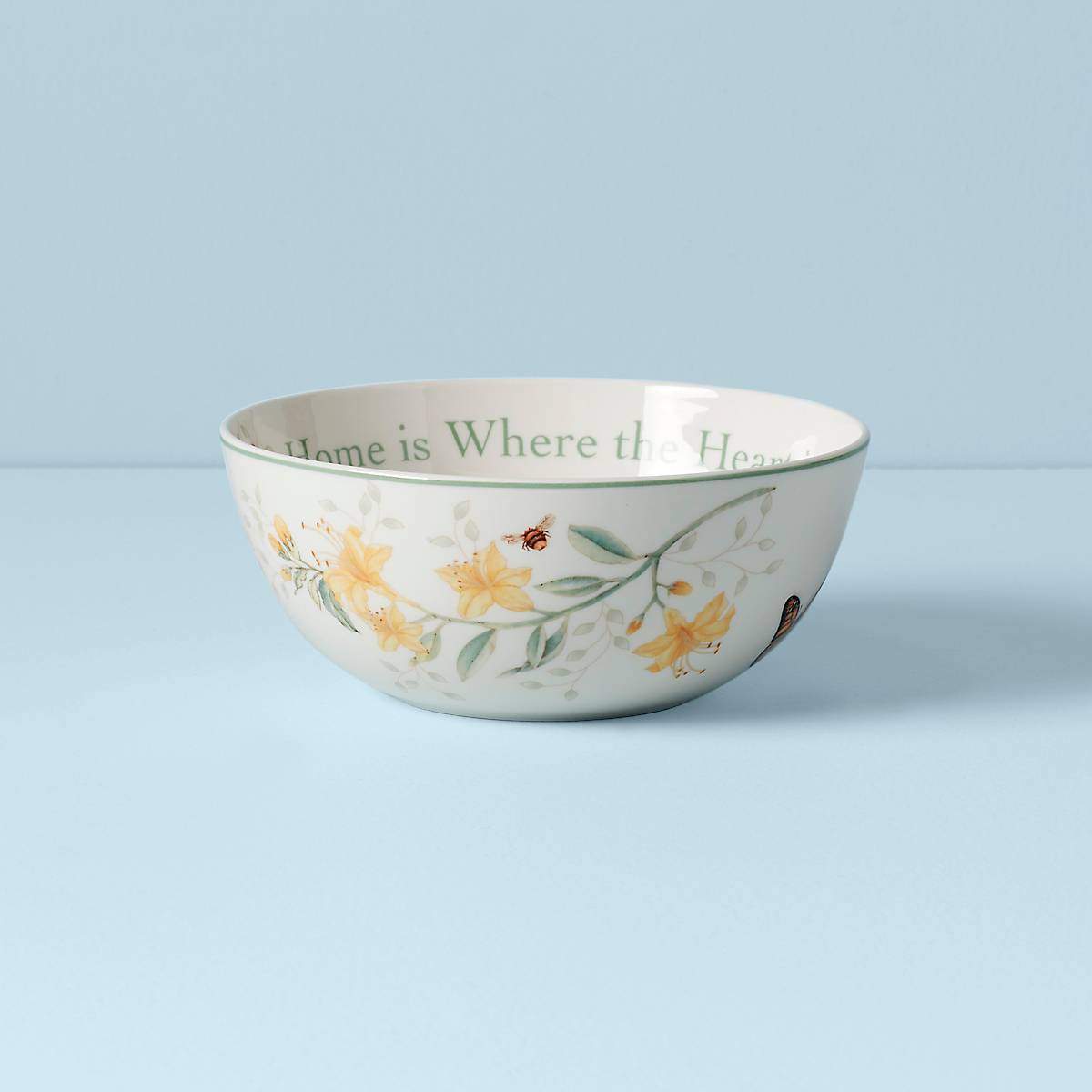 "Butterfly Meadow ""Home is Where The Heart is"" Bowl"