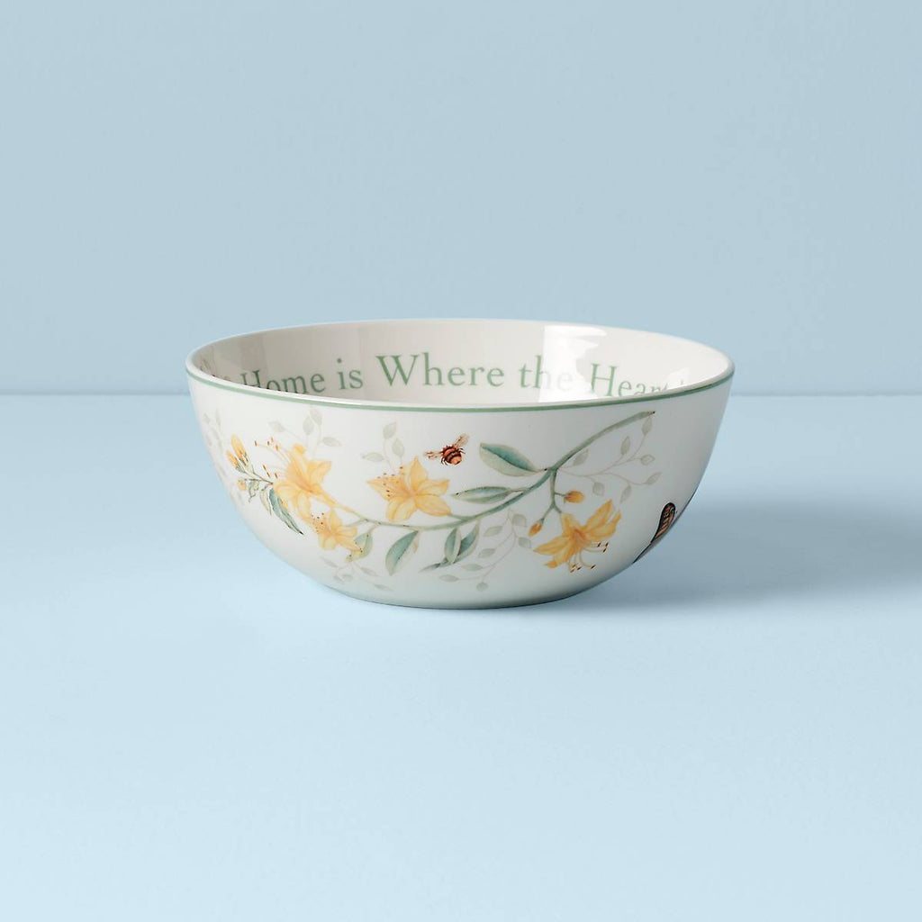 "Butterfly Meadow ""Home is Where The Heart is"" Bowl"