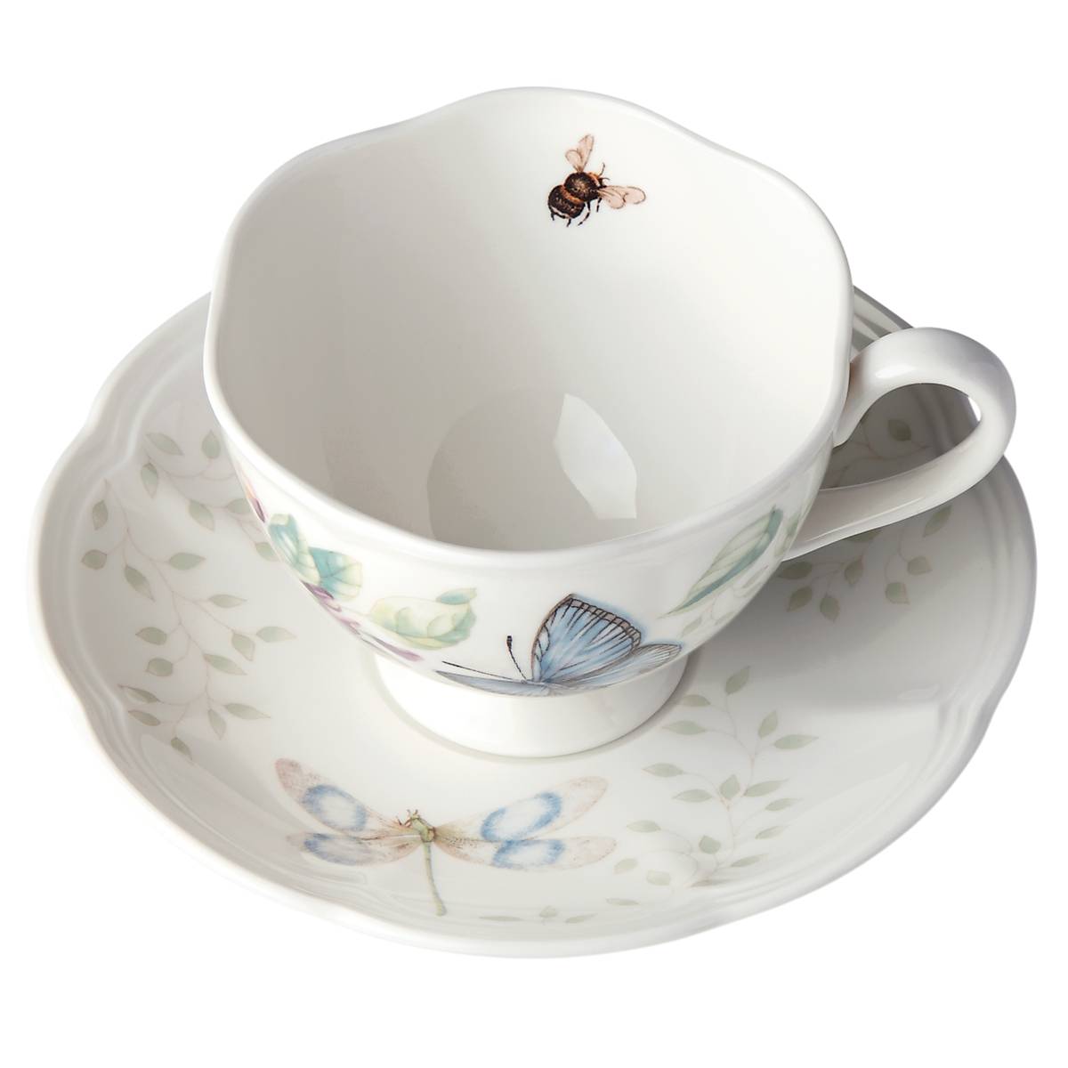 Butterfly Meadow Blue Cup & Saucer