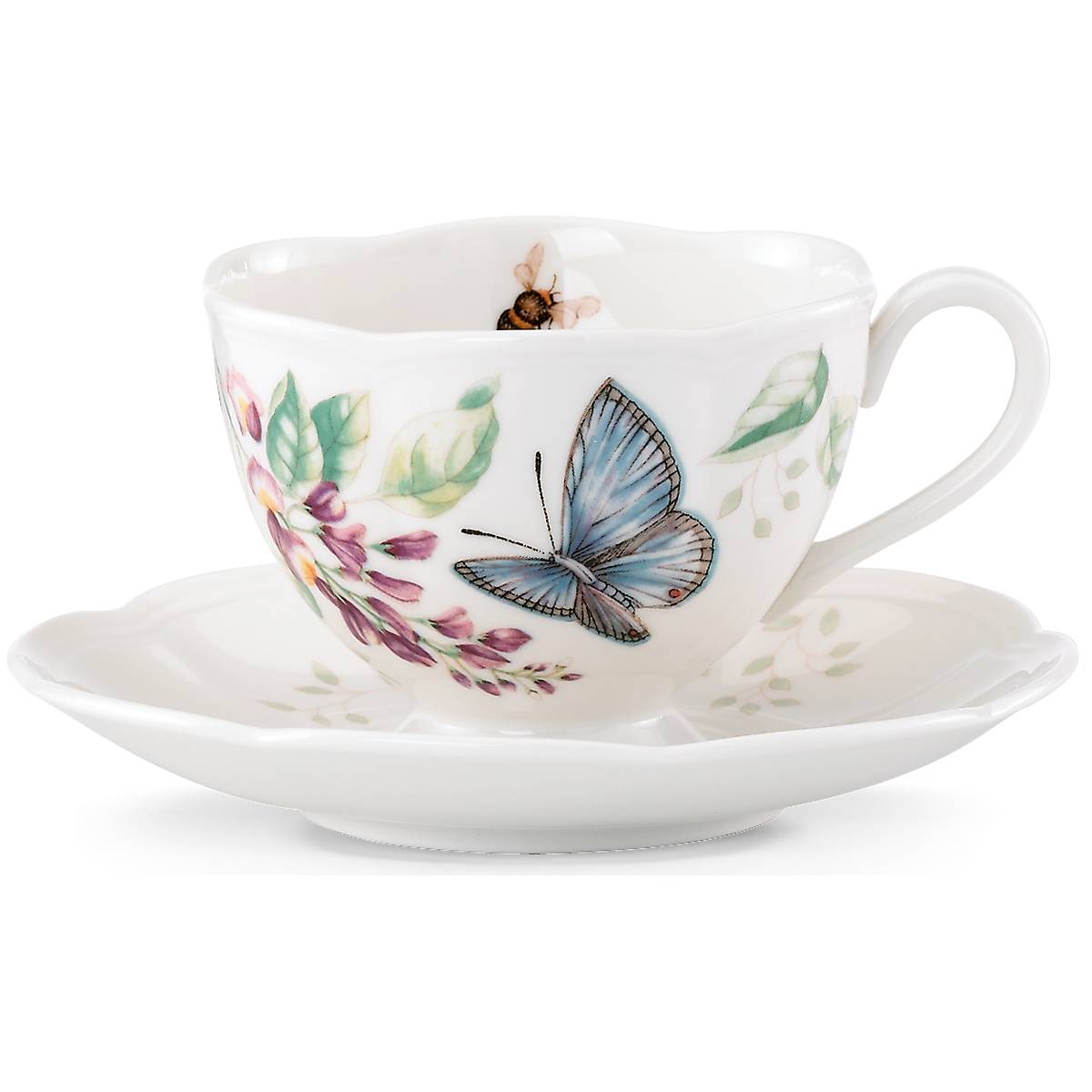 Butterfly Meadow Blue Cup & Saucer