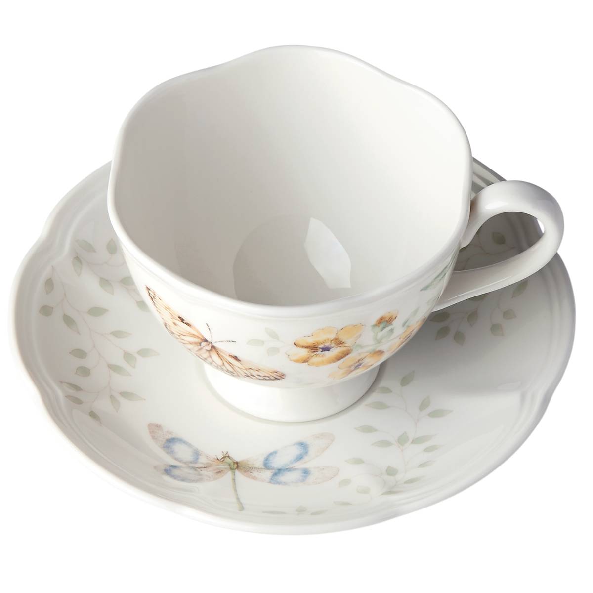 Butterfly Meadow Fritillary Cup & Saucer