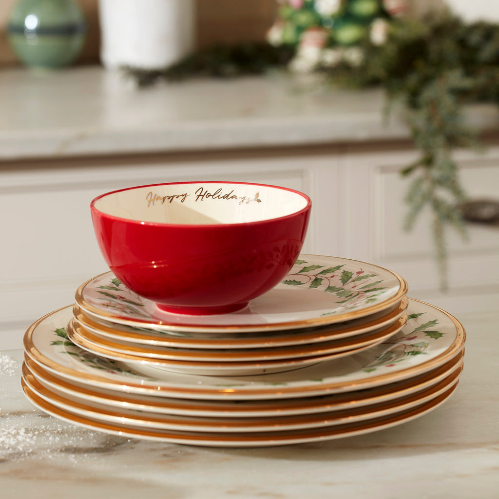 Holiday 6-Piece Dinner Plate Set