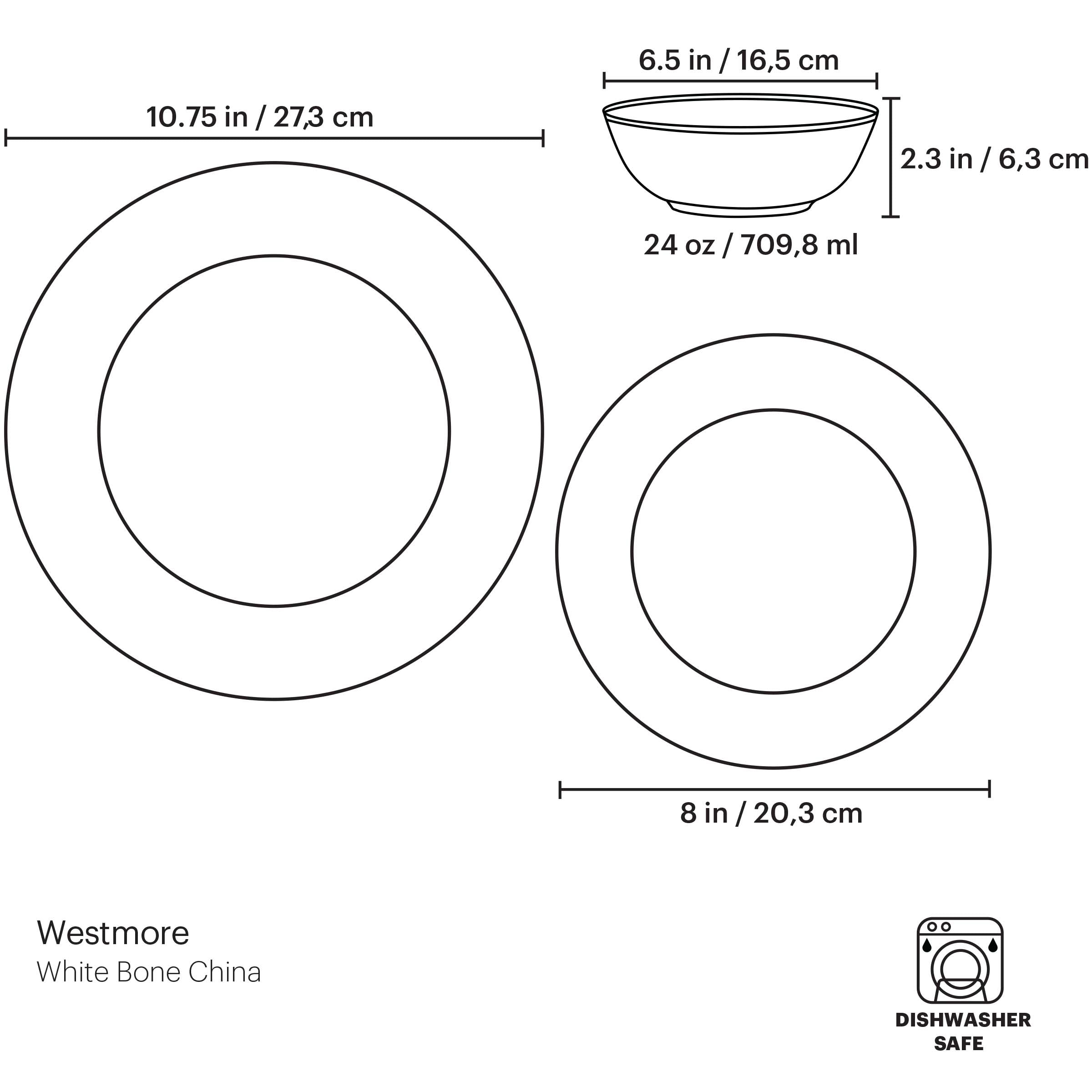 Westmore 3-Piece Place Setting