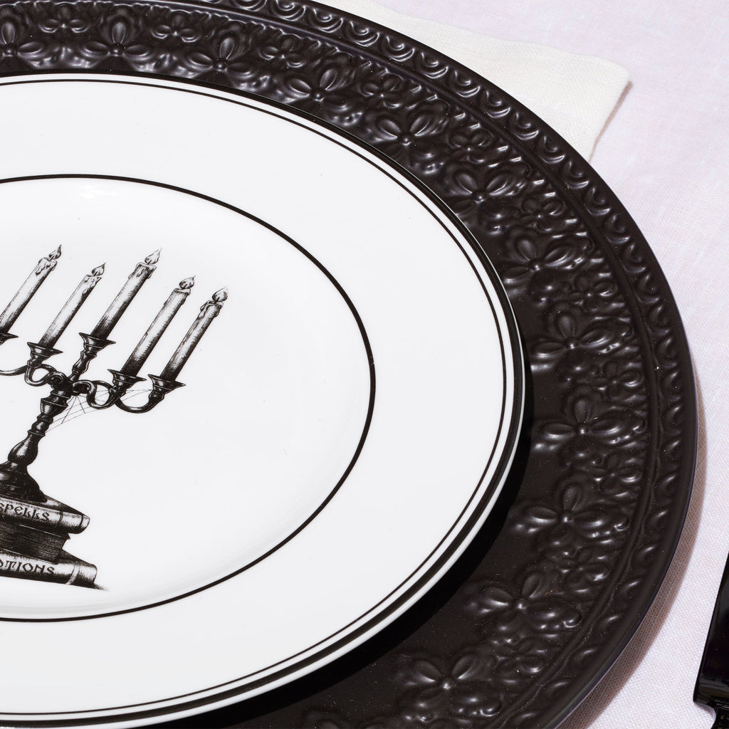 Vintage Halloween Dessert Plates - Set of 4