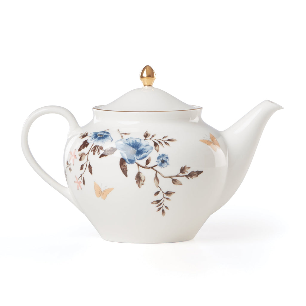 Sprig & Vine Teapot - White