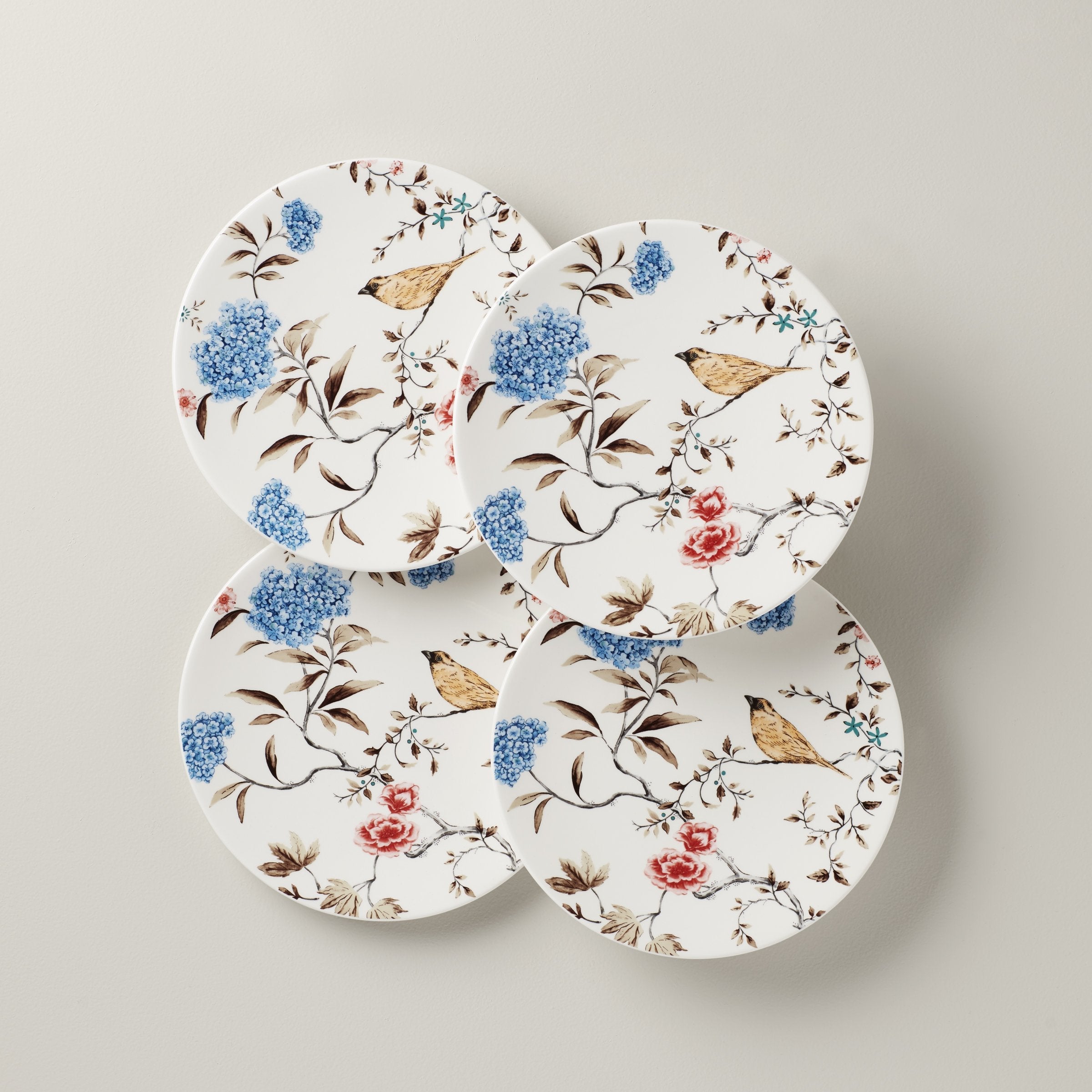 Sprig & Vine Accent Plates - Set of 4