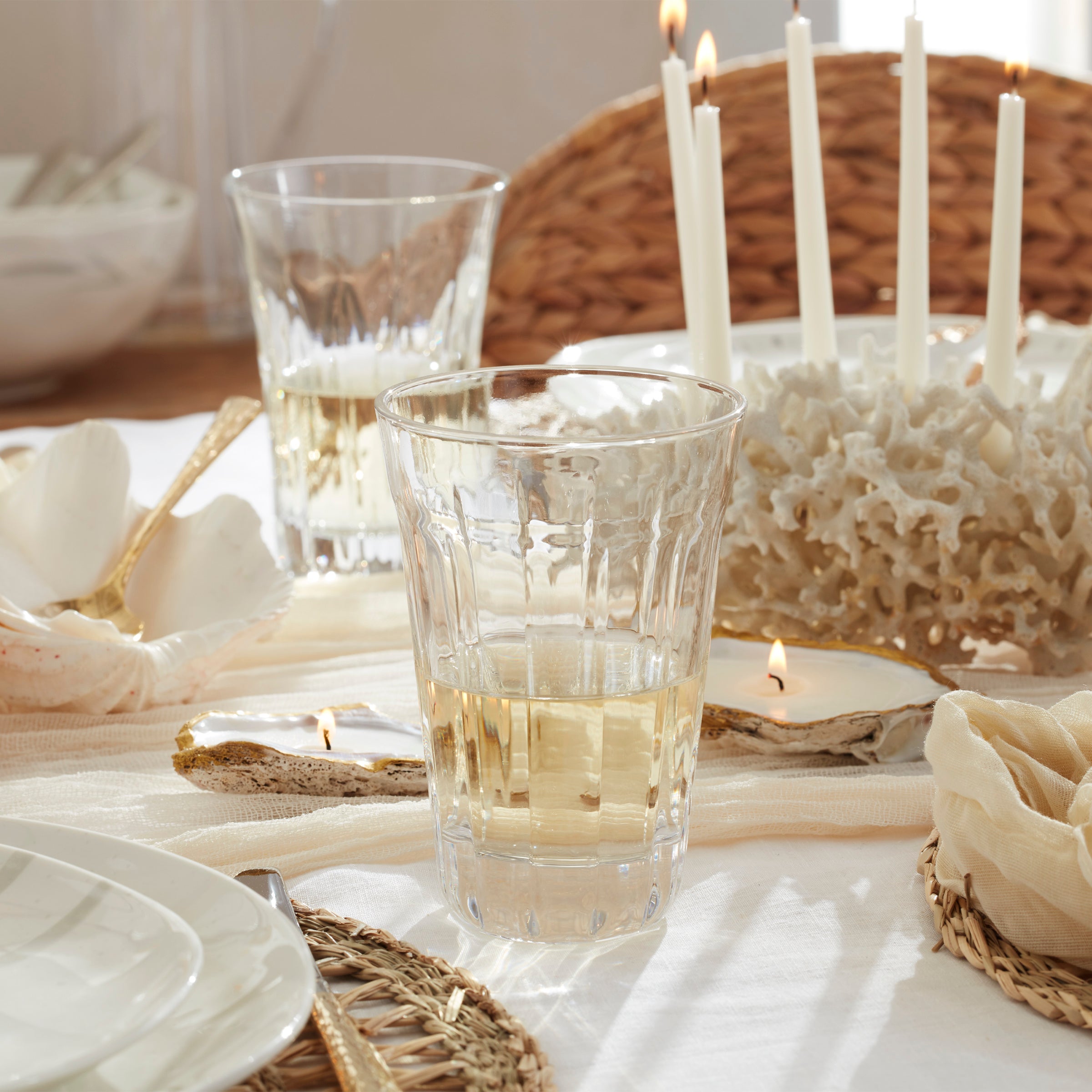 French Perle Short Glasses - Set Of 4