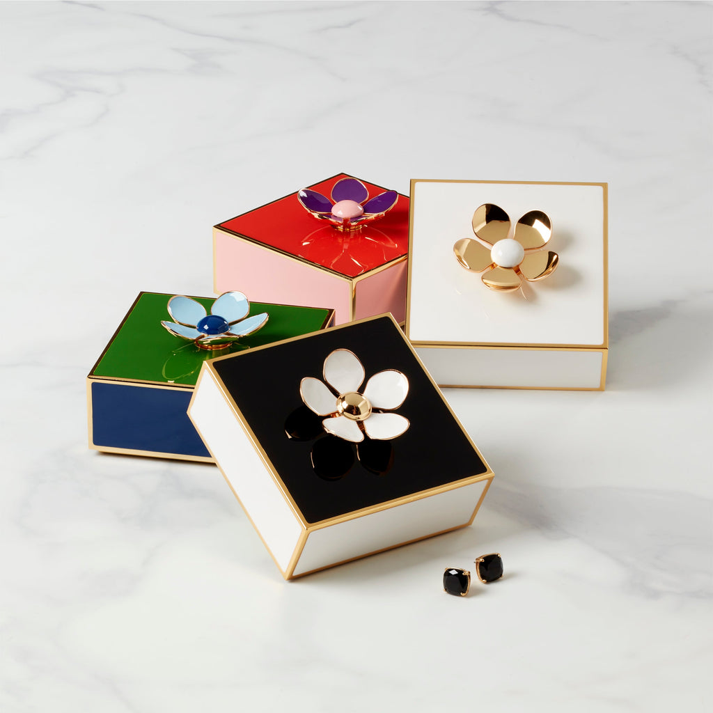 Make It Pop Floral Box - Green/Navy