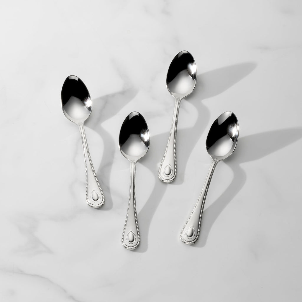 French Perle Teaspoon - Set of 4