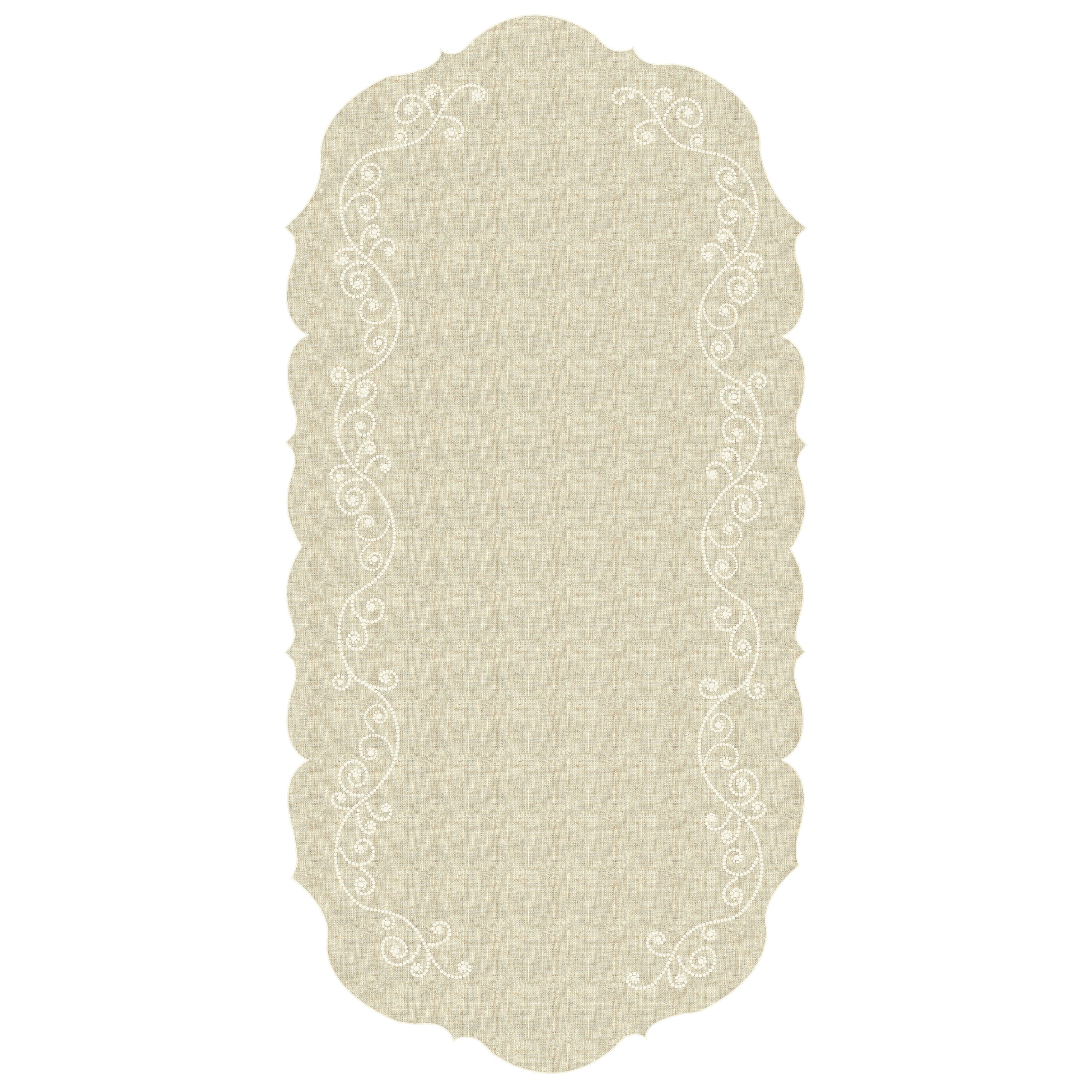 French Perle Linen Centerpiece