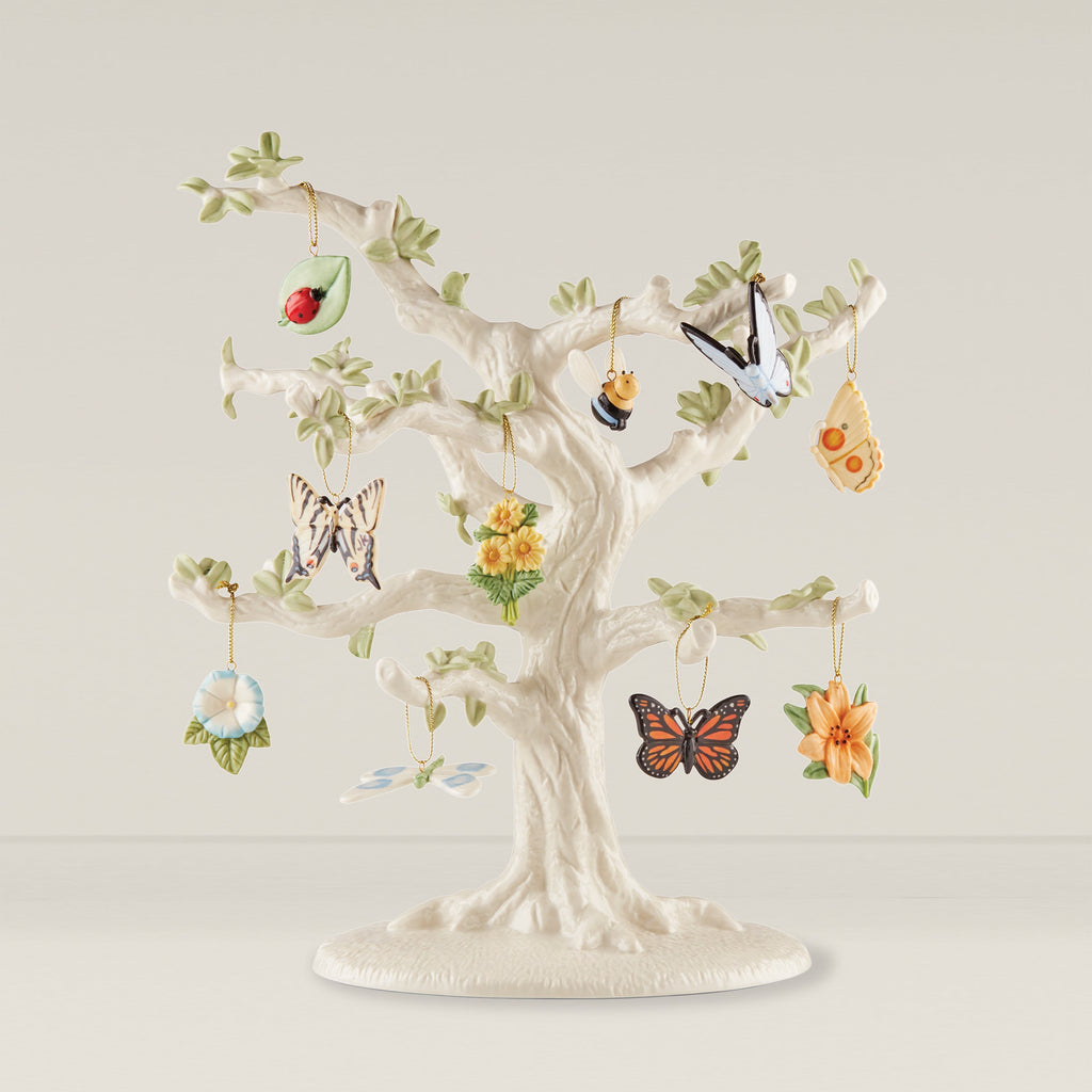 Butterfly Meadow 11-Pc Orn & Tree Set