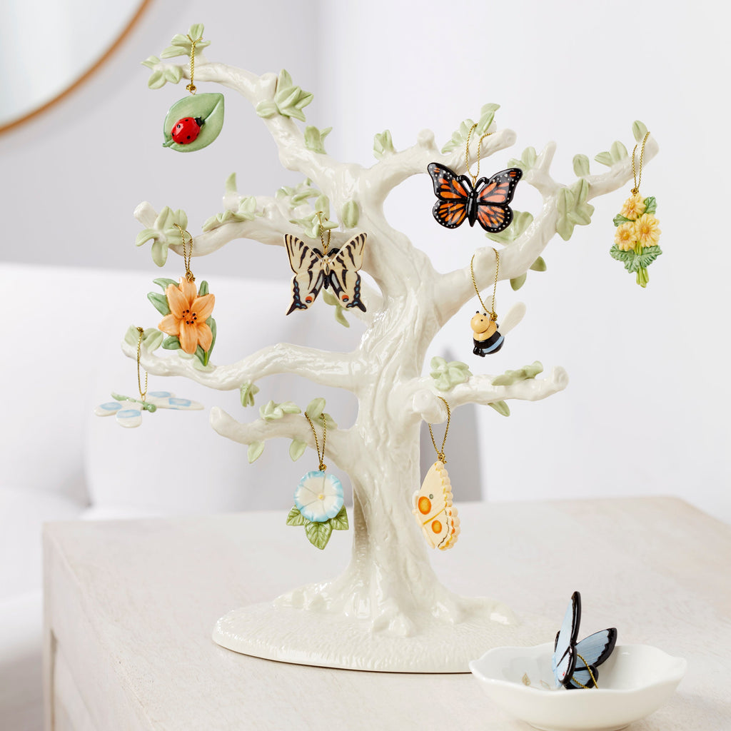 Butterfly Meadow 11-Pc Orn & Tree Set