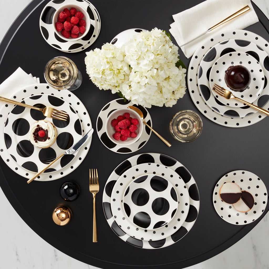 On The Dot Assorted Accent Plates - Set of 4