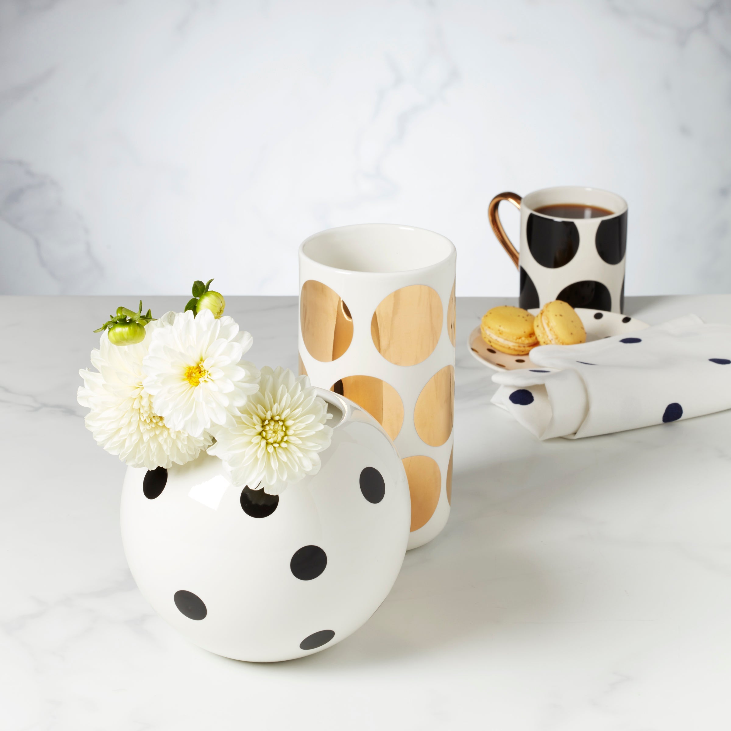 On The Dot Assorted Mugs - Set of 2