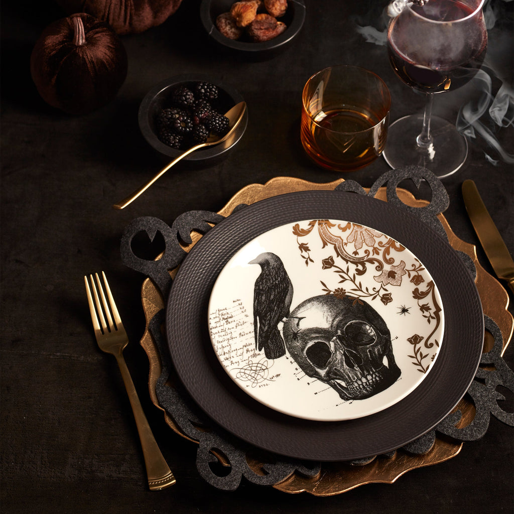 LX Collective Black Dinner Plates - Set of 4