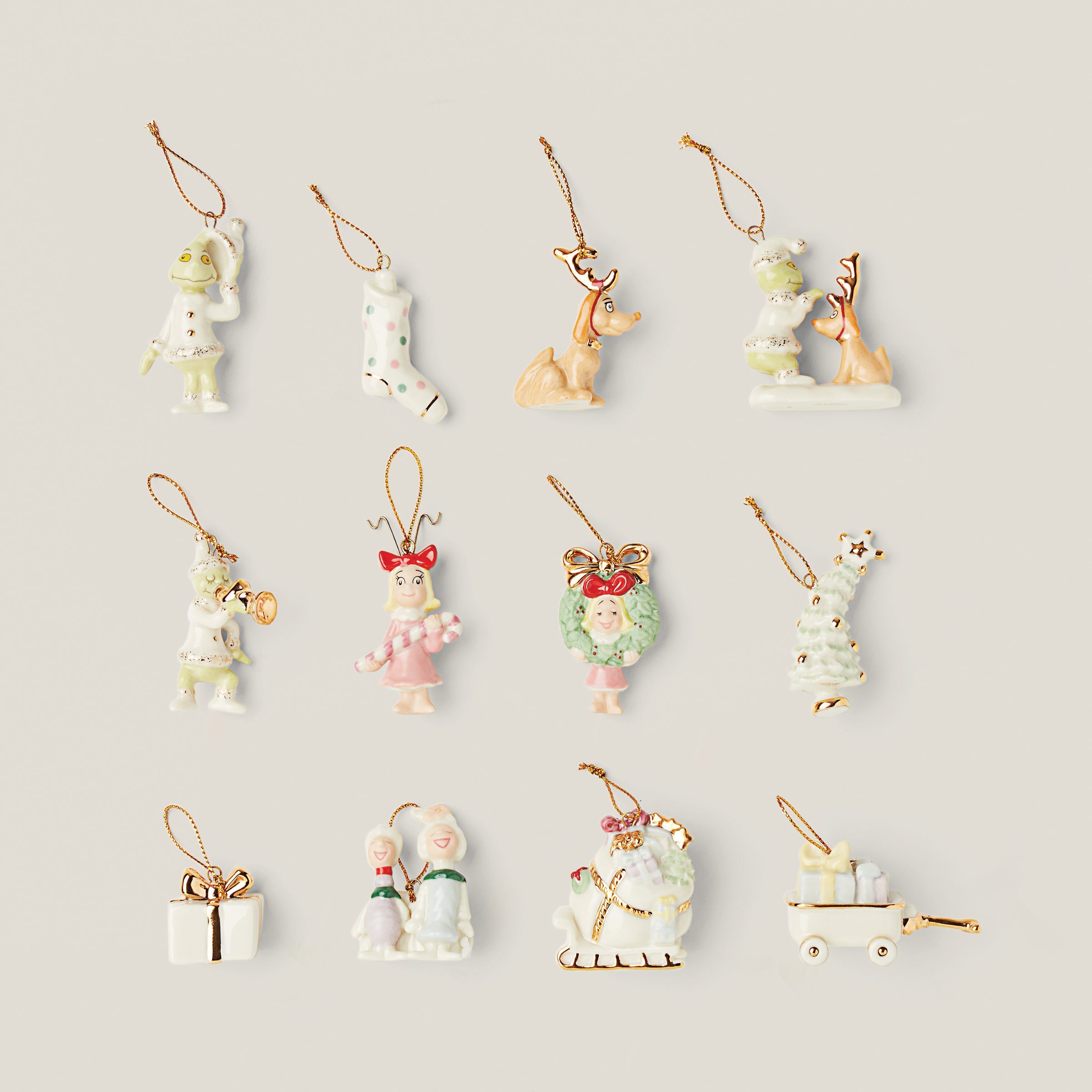 How The Grinch Stole Christmas 12-Piece Ornament Set